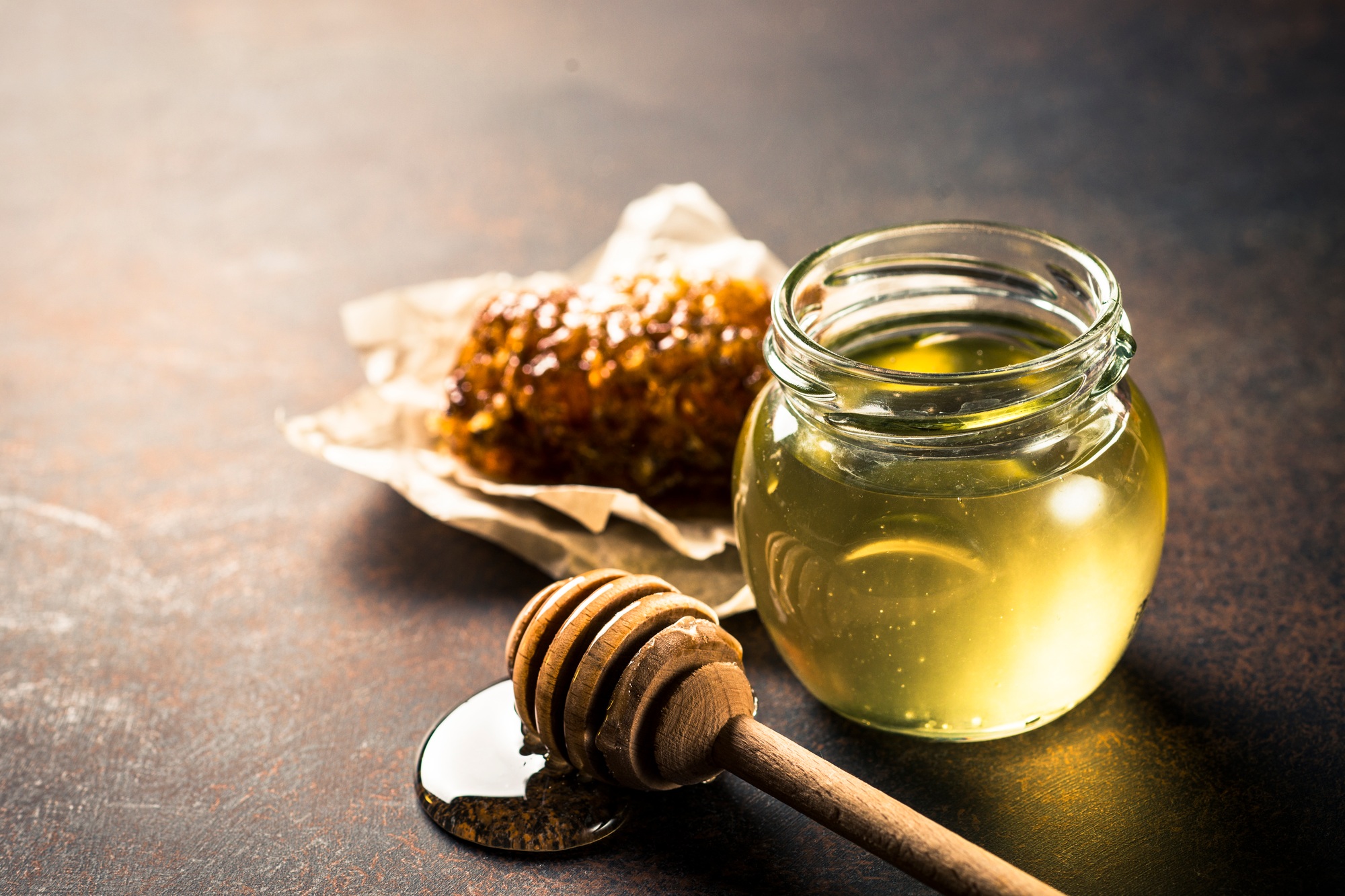 Honey and honeycomb